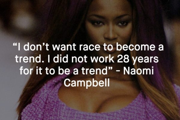 In the cutthroat world of modelling, which was and is especially unkind to women of color, Naomi used her tough-as-nails and no-nonsense attitude to carve out a space for herself at the top of the pyramid.