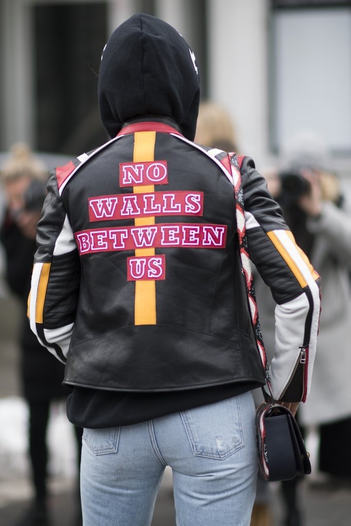 Political statements dominated the 2017 streetstyle trends at NYFW