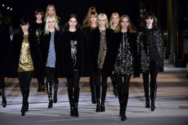 Saint Laurent Fall 2014 under Hedi Slimane