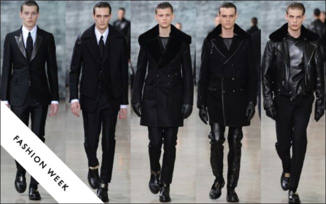 Yves Saint Laurent Menswear Fall 2012 under Hedi Slimane