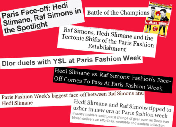 Hedi Slimane fashion news stories