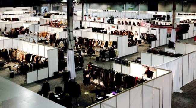 A bird's eye view of the ILOE Show floor before it's opening