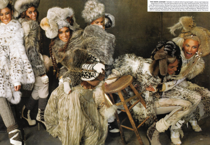 Styling by Edward Enninful for September 2010 American Vogue