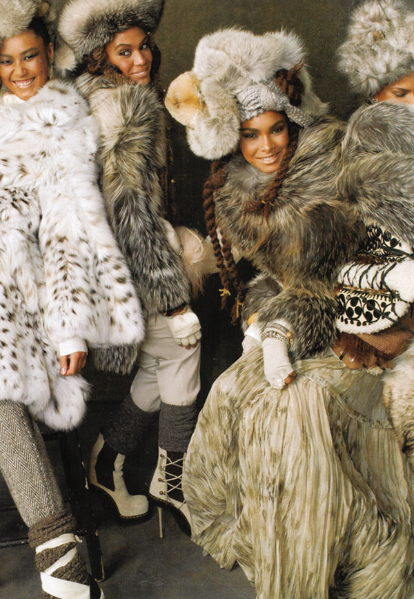 Styling by Edward Enninful for September 2010 American Vogue