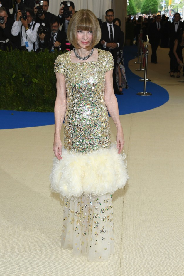 Anna Wintour at 2017 Met Ball