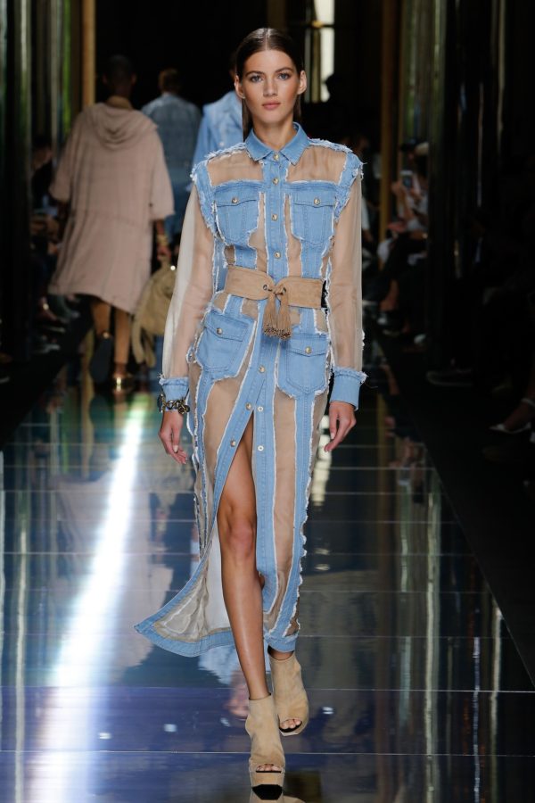 Balmain – Spring/Summer 2017 luxury fashion denim