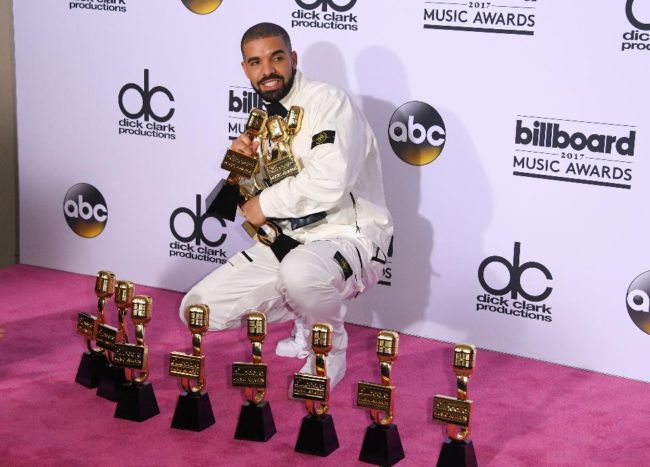 The night's big winner. Drake Broke The Record For The Most Wins In One Night At The 2017 Billboard Music Awards