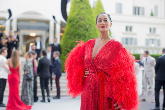 Tracee Ellis Ross In Jenny Packham at Cannes Film Festival 2017