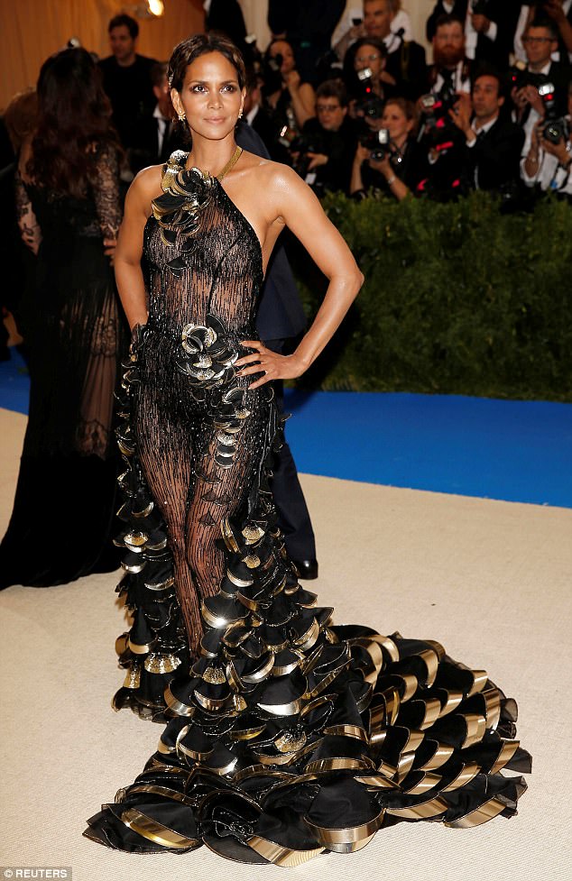 Halle Berry at 2017 Met Ball