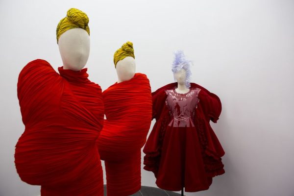 the official Metropolitan Museum of Art exhibit is called "Rei Kawakubo/Comme des Garcons: Art Of The In-Between"