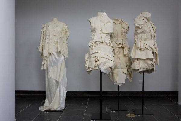 the official Metropolitan Museum of Art exhibit is called "Rei Kawakubo/Comme des Garcons: Art Of The In-Between"