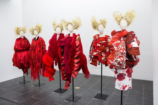 the official Metropolitan Museum of Art exhibit is called "Rei Kawakubo/Comme des Garcons: Art Of The In-Between"