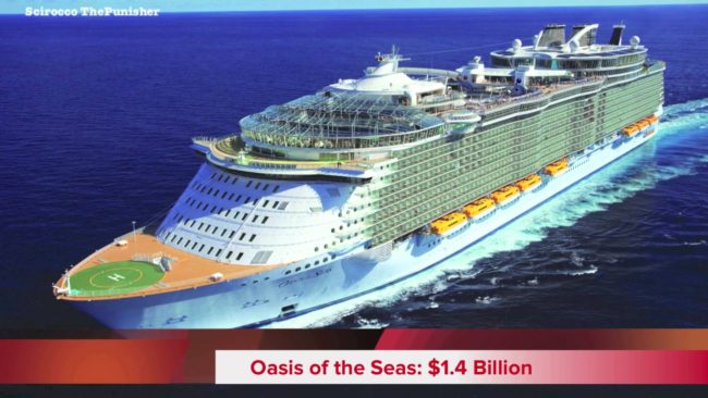 Oasis of the Seas the Most Expensive Cruise Ships In The World