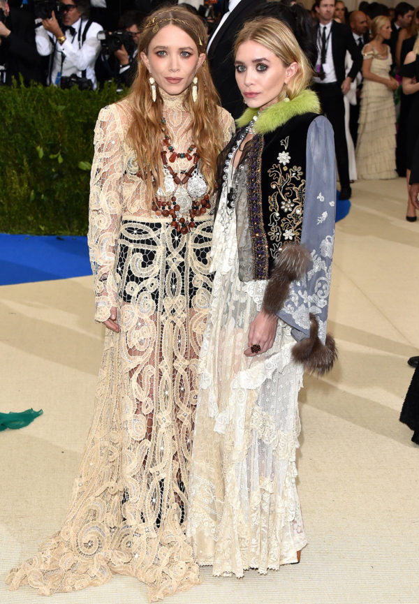 Mary-Kate and Ashley Olsen at 2017 Met Ball