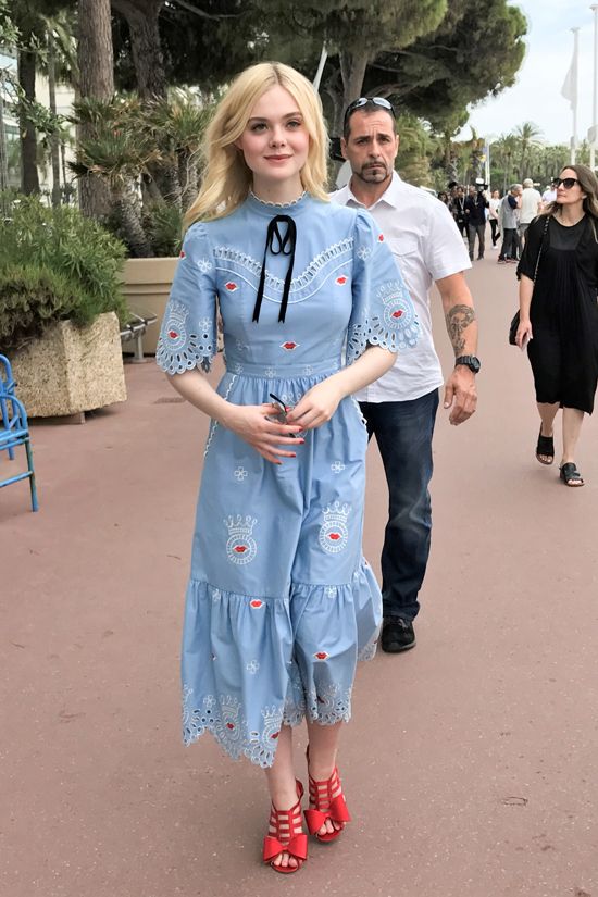 Elle Fanning Cannes Film Festival 2017 age appropriate style