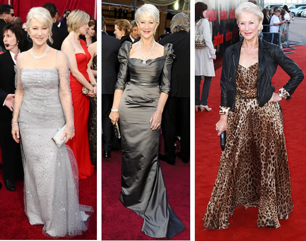 Helen Mirren showing her age appropriate in 2017