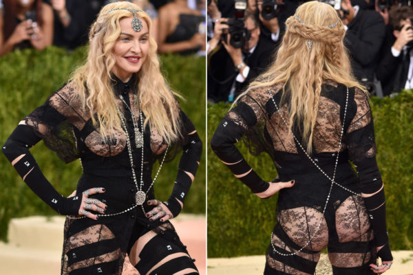 Age Appropriate style? Madonna's 2016 Met Gala red carpet look