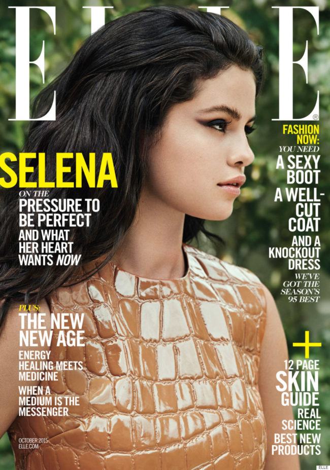 Selena Gomez covers Elle US October 2016