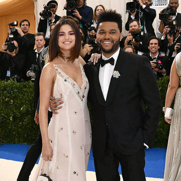 Selena Gomez and current boyfriend The Weeknd ant the 2017 MET Gala in NYC