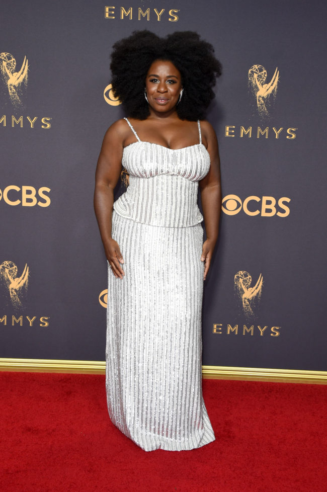 Uzo Aduba in Sally La Pointe at the 2017 Emmy Awards