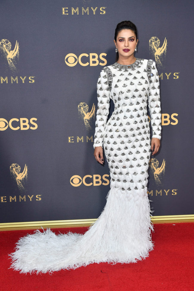 Priyanka Chopra at the 2017 Emmy Awards