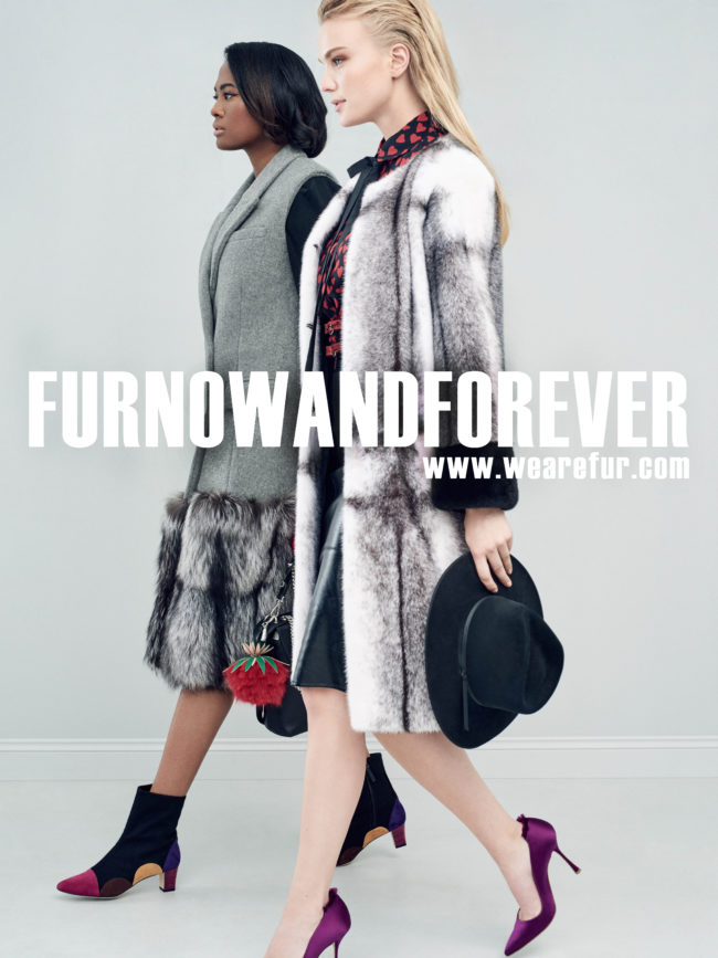 luxury fur fashion trends 2017 IFF campaign