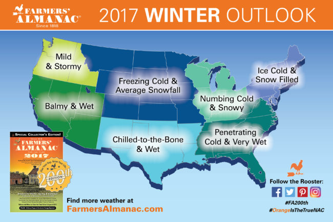 2017 US Farmers Almanac Media Map