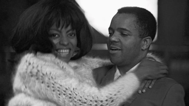 Berry Gordy with Diana Ross in London, 1965