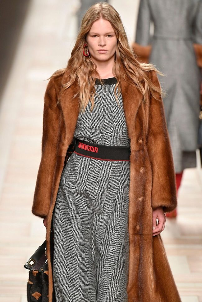 Fendi Fall 2017 mink