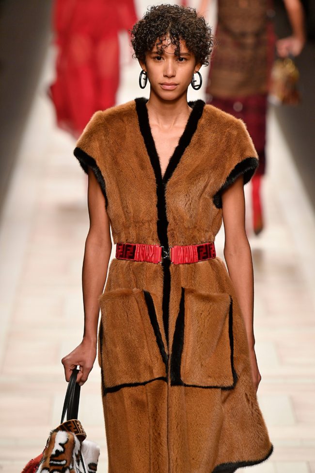 Fendi Fall 2017 mink