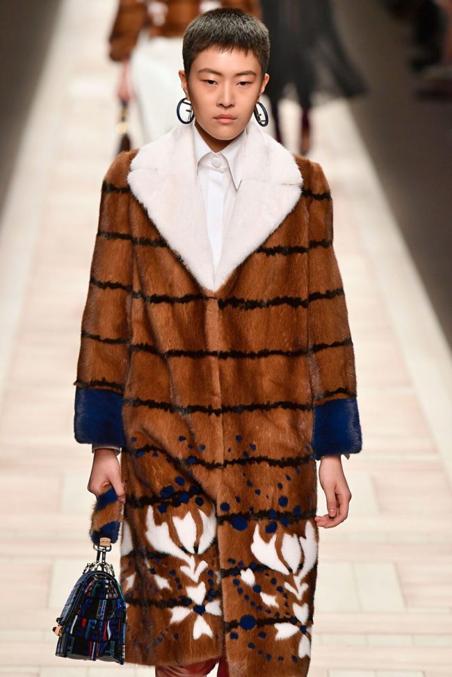 Fendi Fall 2017 mink