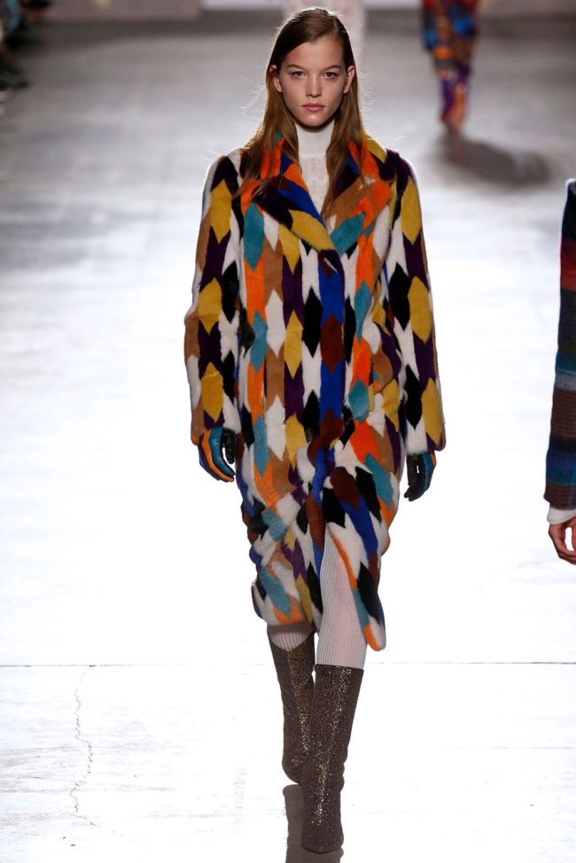 Missoni Fall 2017 mink