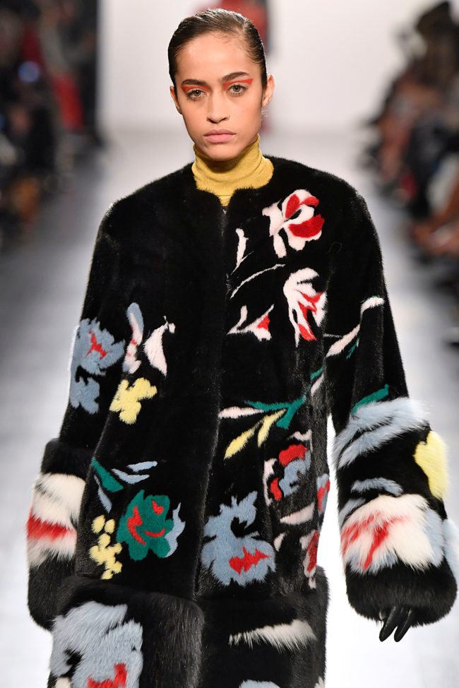 Prabal Gurung Fall 2017 mink