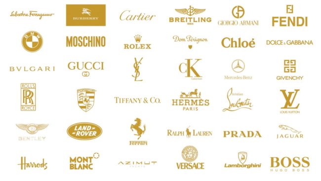 top luxury fashion ad lifestyle labels