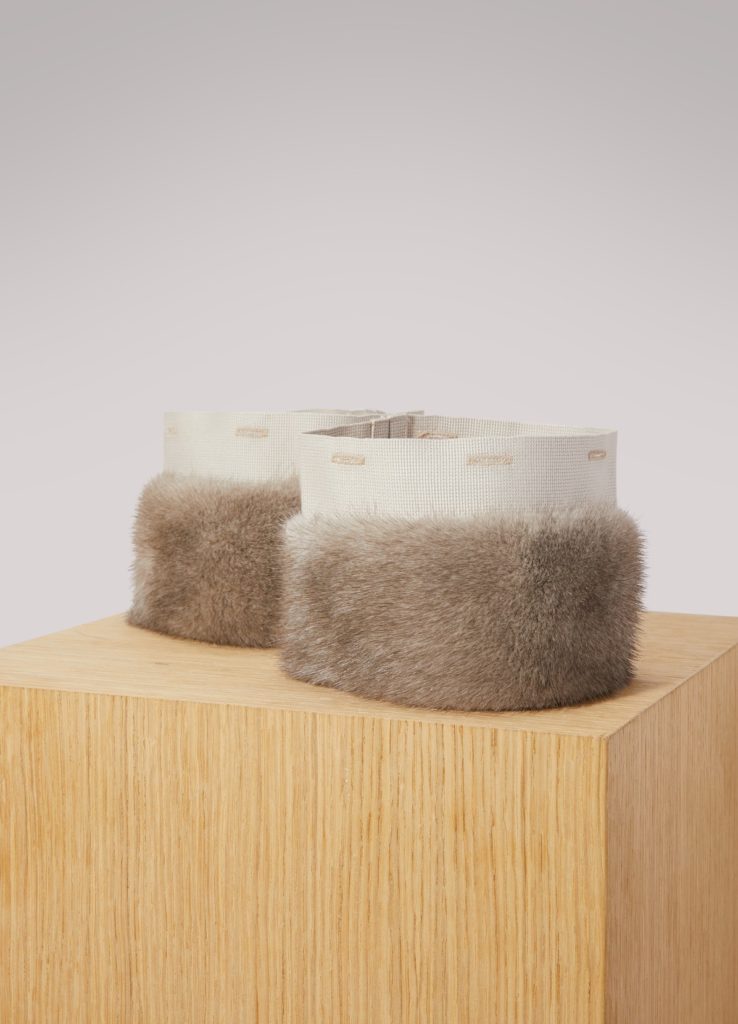 Max Mara detachable mink fur cuffs stocking stuffers