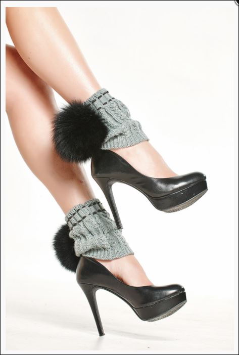 How about fur pom leg warmers? We found this darling pair at Marcella Fur and Leather that she'll go wild for! stocking stuffers