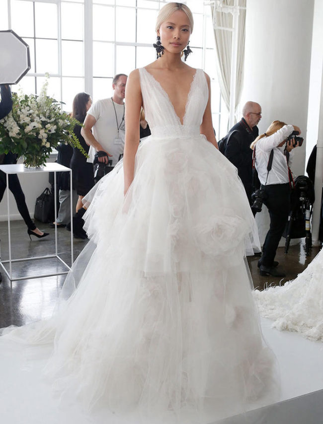 Marchesa Spring 2018 wedding fashion trends