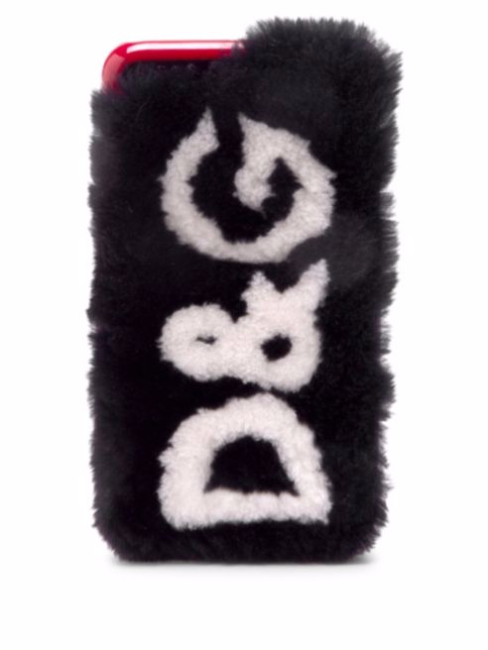 Dolce & Gabbana iPhone 7/8 Plus Fur Logo Case stocking stuffers