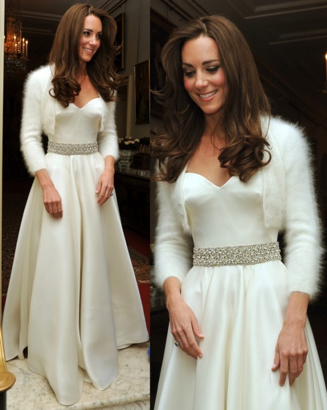 Kate Middleton's Reception Gown wedding trends