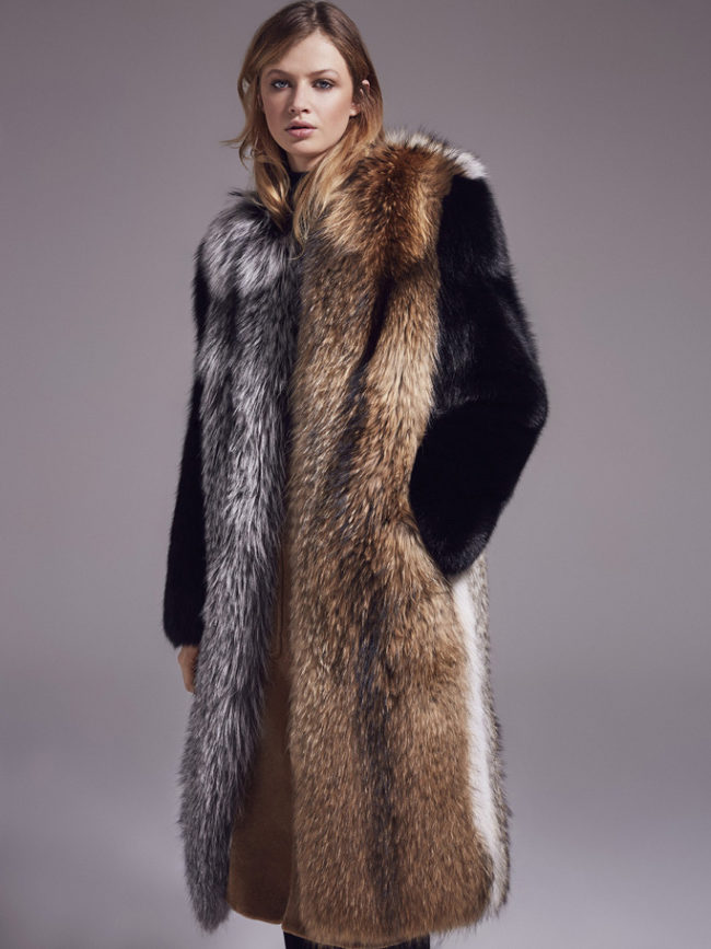 New Year's fur for warmth