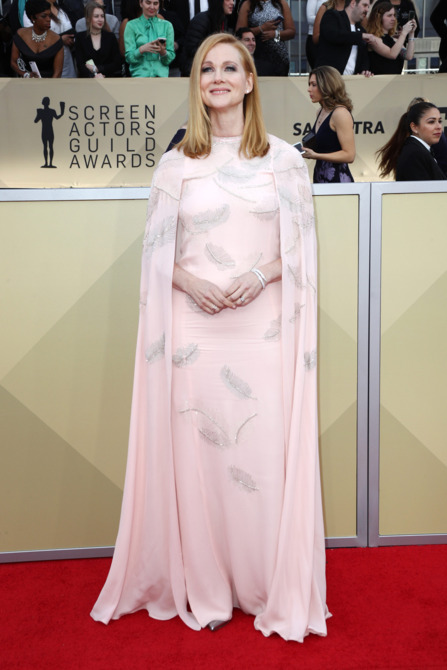 Laura Linney at the 2018 Screen Actors Guild Awards