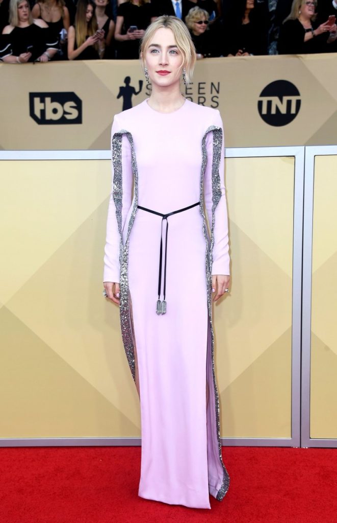 Saoirse Ronan at the 2018 Screen Actors Guild Awards