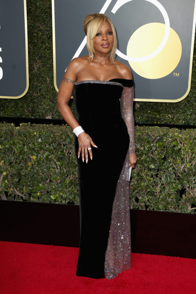 Mary J. blige at the 2018 Golden Globes