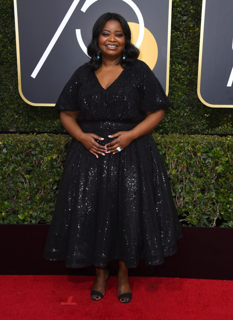 Octavia Spencer at the 2018 Golden Globes