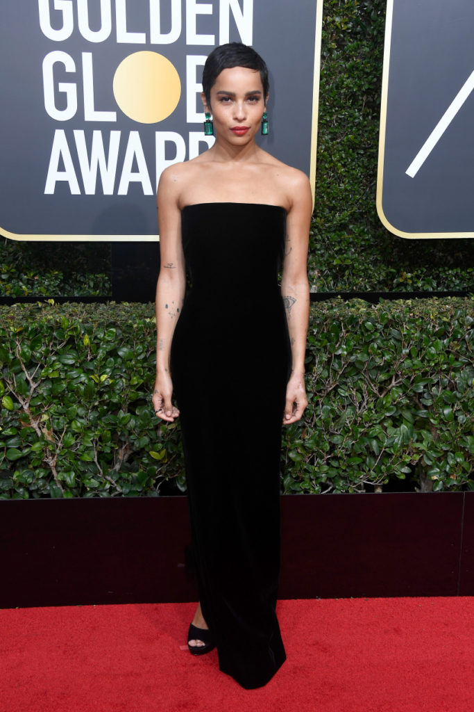 Zoë Kravitz at the 2017 Golden Globes