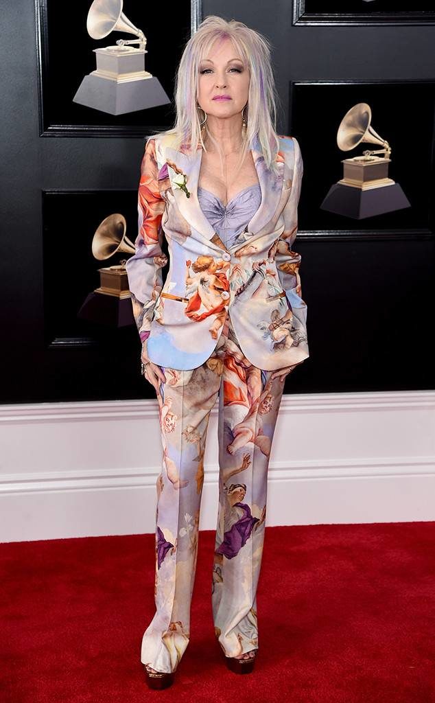 Cyndi Lauper at the 2018 Grammy Awards