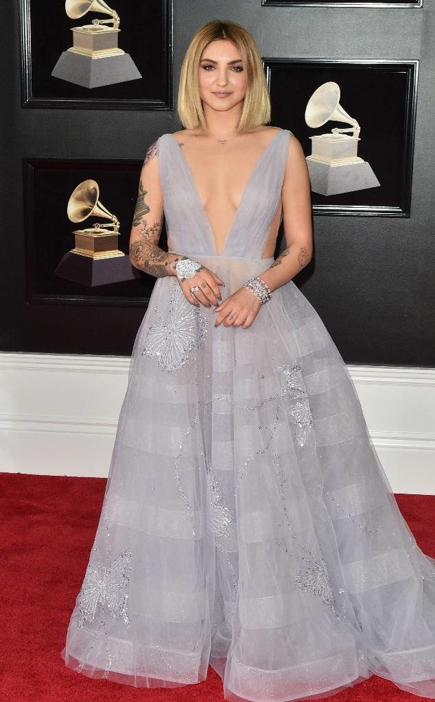 Julia Michaels at the 2018 Grammy Awards