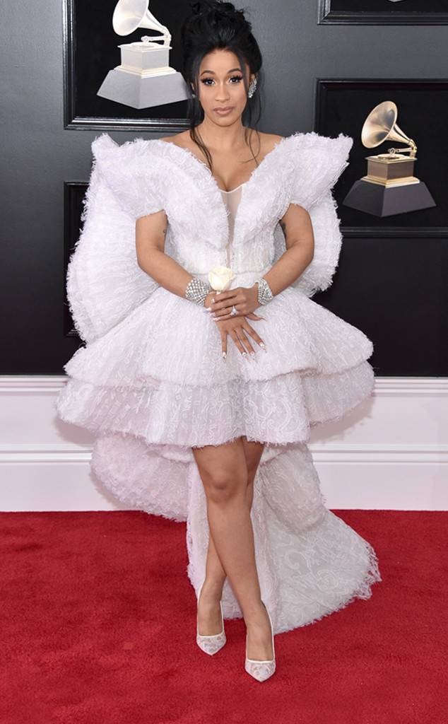 Cardi B at the 2018 Grammy Awards