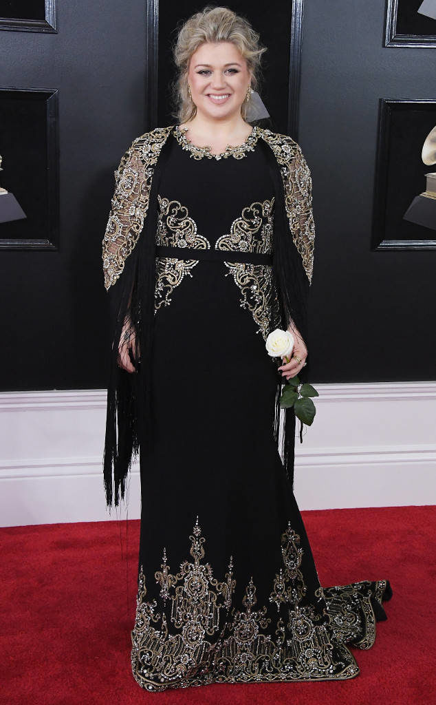 Kelly Clarkson at the 2018 Grammy Awards