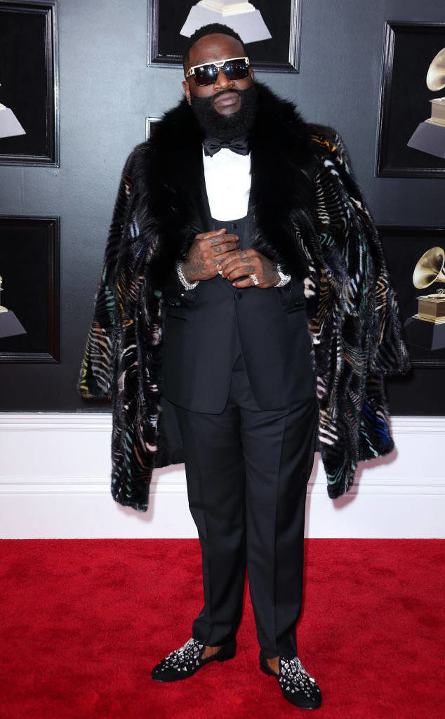 Rick Ross at the 2018 Grammy Awards